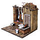 Hamlet with dripping laundry and double-motion, 50x35x45 cm, for 20-24 cm Neapolitan Nativity Scene s6