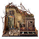 Scena rurale presepe 12 cm napoletano con animali e vita contadina 40x40x30 cm s1