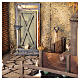 Scena rurale presepe 12 cm napoletano con animali e vita contadina 40x40x30 cm s2
