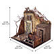 Scena rurale presepe 12 cm napoletano con animali e vita contadina 40x40x30 cm s3