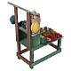 Hand-painted wooden fruit and vegetable stall, 22x12x16 cm, for Neapolitan Nativity Scene with 18-20 cm figurines s7