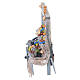 Fishmonger's cart with net and fish for Neapolitan Nativity Scene, 28x27.5x11 cm, for 18-20 cm figures s6
