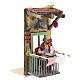 Bevitore caffè al bancone 20x10x17 cm movimento presepe napoletano 10 cm s3