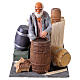 Bottegaio 10x10x15 cm movimento presepe napoletano 10-12 cm s1