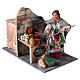 Fruttivendola 10x9x15 cm movimento presepe napoletano 10 cm s3