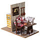 Gatto con topo doppio movimento 10x9x15 cm presepe napoletano 8-10 cm s3