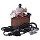 Woman ironing, animated character for 10-12 cm Neapolitan Nativity Scene, 10x7x15 cm s4