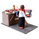 Oste con pizza 10x10x15 cm movimento presepe napoletano 10 cm s3