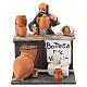 Banco del vasaio 10x10x15 cm movimento presepe napoletano 10 cm s1