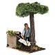 Uomo raccoglie olive 20x15x7 cm movimento presepe napoletano 10 cm s3