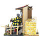 Camponesa com coelho 15x20x18 cm MOVIMENTO para presépio napolitano 10 cm s7
