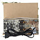 Stalliere con mucca 17x20x17 cm movimento presepe napoletano 8-10 cm s8