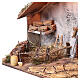 Stable with manger, 40x50x25 cm, for 10-12 cm Neapolitan Nativity Scene s3
