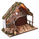 Stable with manger, 40x50x25 cm, for 10-12 cm Neapolitan Nativity Scene s4