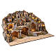 Borgo con forno e fontana 60x100x60 cm presepe napoletano 10 cm s4