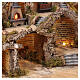 Borgo con forno e fontana 60x100x60 cm presepe napoletano 10 cm s6