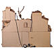 Scenografia quartiere stile 700 con fontana 87x95x47 cm presepe napoletano 10 cm  s9