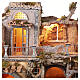 18th-Century Neighborhood Village with Fountain 87x95x47 cm Neapolitan Nativity 10 cm s6