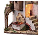Casa stile arabo con fontana 43x70x40 cm presepe napoletano 8-10 cm s3