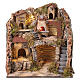 Scenografia con forno e scala 40x40x30 cm presepe napoletano 6-8 cm s1