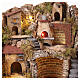 Scenografia con forno e scala 40x40x30 cm presepe napoletano 6-8 cm s3