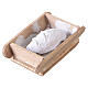 Due spaselle pane bianco 1x3x3 cm presepe napoletano 8-10 cm s3