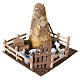 Fienile con recinto 15x15x15 cm presepe napoletano 6-8 cm s3