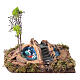 Small pond scene for Neapolitan Nativity Scene, 10x20x17 cm, for 8 cm figures s5