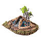 Scena laghetto piccola 10x20x17 cm presepe napoletano 8 cm s4