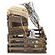 Recinto mucca e vitello 15x17x15 cm presepe napoletano 10 cm s6