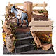 Macina piccola con asino 7x10x15 cm movimento presepe napoletano 8-10 cm s1
