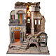 Ingresso casa con portico finestrato 75x57x50 cm stile 700 presepe napoletano 16-18 cm s1
