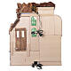 Ingresso casa con portico finestrato 75x57x50 cm stile 700 presepe napoletano 16-18 cm s6