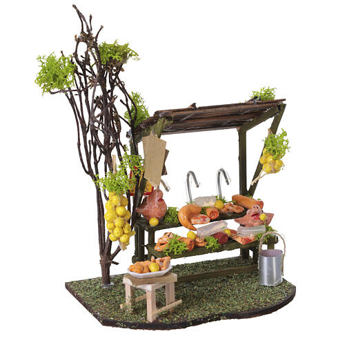 Banco carne 20x15x10 cm presepe napoletano 8 cm 4