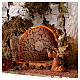 Borgo presepe pasquale scena Crocifissione e Resurrezione con statue 35x50x40 cm MODULO 8 s8
