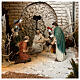 Borgo Incoronazione di spine flagellazione presepe Pasquale con statue 45x60x40 cm MODULO 7 s2