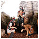 Borgo Incoronazione di spine flagellazione presepe Pasquale con statue 45x60x40 cm MODULO 7 s5