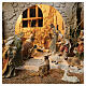 Annunciazione e Natività presepe Pasquale con statue 40x60x30 cm MODULO 1 s4