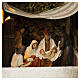 Baptism and Wedding at Cana 35x60x40 cm Easter nativity with 9 cm statues, MODULE 3 s2