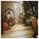 Baptism and Wedding at Cana 35x60x40 cm Easter nativity with 9 cm statues, MODULE 3 s5
