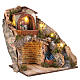 Scenografia piccola con macina 35x35x30 cm presepe napoletano 8 cm s4