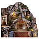 Neapolitan Nativity village with millstone, 50x60x60 cm, for 8-10 cm figures s4