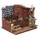 Mulino ad acqua 17x20x17 cm presepe napoletano 10 cm s3
