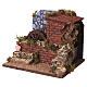 Mulino ad acqua 17x20x17 cm presepe napoletano 10 cm s4