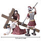 Gesù porta la croce con soldato romano presepe pasquale 9 cm s2