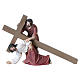 Gesù porta la croce con soldato romano presepe pasquale 9 cm s5