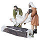 Deposizione di Gesù nel sepolcro presepe pasquale 9 cm s3