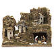 Szopka górska z figurkami Moranduzzo 10 cm, wiatrak, 28×42×18 cm s1