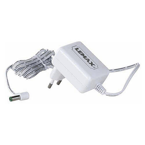 Adattatore alimentazione 4.5V 550mA bianco 1 uscita presa europea Lemax 6 cm - 74254 1