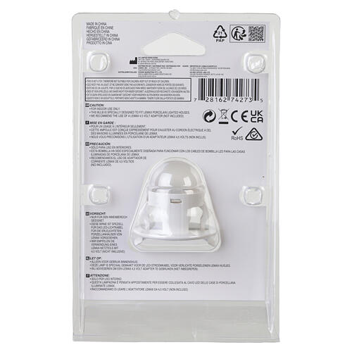 Lampadina LED Moonlander accessorio luminoso Lemax 4x4x4 cm - 74273 3